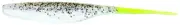 Bass Assassin Shad Lure Salt/Pepper Silver Phantom/Chartreuse 8/Pack SA10238