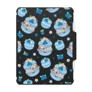 iPad Pro 12.9-inch (5th/6th gen) Impact Folio Case Cute Sloth in Blueberry Macaron - Kawaii Animal with Fruit
