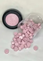100 Count Pink Champagne on Ice Sealing Wax Beads