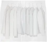[Generic] Garment Bags for Storage | Dust-Proof Translucent Clothes Covers,Wardrobe Organizer Suit Bags for Closet Coat Suit down Jacket Storage