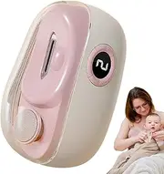 Electric Nail Clipper,USB Rechargeable Toenail Trimmer | Quiet 3-Speed Nail Trimmer with LED Light and Scraps Storage for Elderly, Seniors, Baby