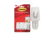 Command Micro White Hook (Pack of 3)