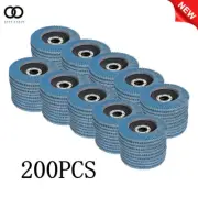 200× 4.5" × 7/8" 40 GRIT PREMIUM ZIRCONIA FLAP DISC SANDING GRINDING T29