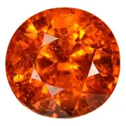 2.78 Ct. Awesome Luster Orange Mandarin Garnet Brilliant Cut WITH GLC CERTIFY