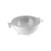 Guzzini Kitchen Active Design 30cm Plastic Colander and Bowl Set Kitchenware GRY