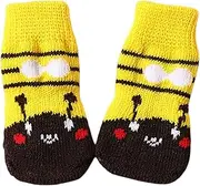 Dog Socks, Dog Grip Socks with Straps Traction Control, Protector for Small Medium Large Dogs, Pet Supplies for Indoor Hardwood Floor