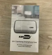 KAP SULE UVC Sanitizing Smartphone Case for phones up to 7" long, rings, watches