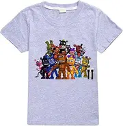 [HERSE] Five Nights at Freddy's Kids Unisex T-Shirt 100% Cotton