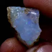9.90 Ct Natural Multi Fire Ethiopian Welo Opal Spicemen Rough Gemston USA DEALER