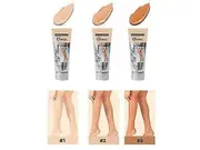 unbrand Leg Makeup Waterproof No Transfer, Leg Vein Cover up Makeup for Varicose Veins, Leg and Body Scar Cover up Makeup, Tattoo Cover Up, Body Co...