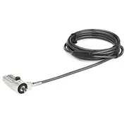 StarTech Laptop Cable Lock, Combination Lock for Wedge Lock Slot - LTLOCKNBL