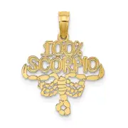 Lex & Lu 14k Yellow Gold 100% Scorpio Charm