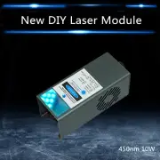 450nm 10W 24V Laser Engraving Module High Speed Miniature Engraving and Cutting