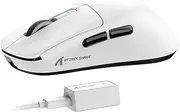 ATTACK SHARK R6 Wireless 8KHz Gaming Mouse, SUPERLIGHT 39g, Nordic 52840 MCU, PixArt PAW3950MAX Gaming Sensor, BT/2.4G /Wired, Adjustable DPI 42000, Optical Microswitches (100M Clicks), PC/Mac (White)