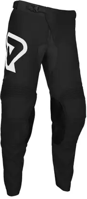 Acerbis MX-Track Inc Motocross Pants, black-white, Size 42 for Men Black White
