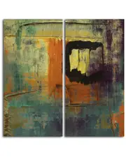 Ready2HangArt Bueno Exchange XXVI 2pc Wrapped Canvas Wall Art by Tristan Scott