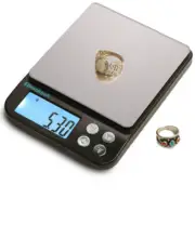 Brecknell EPB-500 Jewelry Scale Pocket Balance 500 gram x0.01 gram, School/ Lab