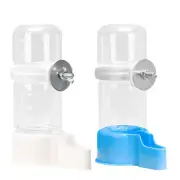 Bird Water Food Tube Feeders Canary Automatic Feeding Drink Dispenser 140ml
