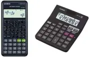 Casio FX-82ES Plus 2nd Edition & Casio MJ-12D 150 Steps Calculator Combo