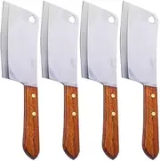 Kiwi No.830 Cleaver Knife with Wood Handle