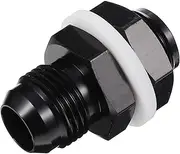 HOLIDYOYO Bulkhead Fitting Adapter for Tank Aluminum Connector with Oil Resistant Washers Machined Lightweight High Flow Design for Versatile Fluid Compatibility