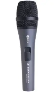 Sennheiser E 845-S Dynamic Super Cardioid Microphone,Wired, Wireless