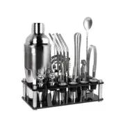 20Pcs Cocktail Shaker Set Bartender Kit Drink Spirits Maker