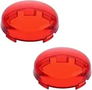 NTHREEAUTO Bullet Rear Turn Signals LED Light 1156 for Harley Street Glide Iron 883 Sportster Road King Dyna Night Rod Red Lens