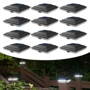 HUYIENO Solar Post Cap Lights,Outdoor Deck Fence Post Lights,Powerful Lithium...