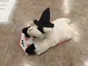 RR- Lamb Chop Dog Toy Squeaky Fun Multipet Soft Plush Interactive Dog Toy