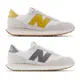 New Balance 237 男鞋 女鞋 休閒鞋 麂皮 黃/灰【運動世界】MS237CS-D/MS237CT-D