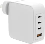 Laser 100W GaN USB-C Charger – 4 Port PD Fast Charging Hub for MacBook, iPhone, iPad, Samsung, Laptops, Consoles – 3X USB-C + 1x USB-A Wall Adapter – Compact Travel Power Solution