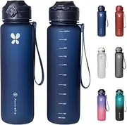 [BB Australia] 1 Litre, BPA Free Water Bottle. Leak Proof Drink Bottles for Kids and Adults at Sport, Gym, School and the Office