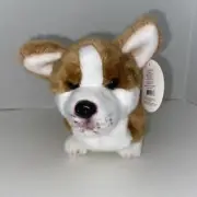 Demdaco Corgi Dog Puppy Plush Stuffed Animal With Tags Realistic 1999