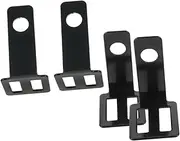 CHICAMPERA 4pcs Metal Motorcycle Holder for Turn Signal Lights Vintage Mounting Bracket for Improved Riding Safety Durable Indicator Light Support for Motorbike Enthusiasts