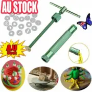 Polymer Clay Gun Extruder Sculpey Sculpting Tool w/ 20 Discs Cake Tool Craft ZR