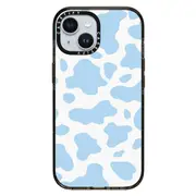 CASETIFY Impact Case Magsafe for iPhone 15 Pro Max - Blue Cow