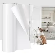Anti Cat Scratch Furniture Protector, 200 * 60cm Dog Door Protector Scratch Guard, Large Couch Protector for Cats, Transparent Cat Scratch Deterrent Furniture Protector for Sofa, Tape for Furniture