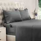 DREAMCARE King Size Sheets Set - Cooling Bed - King, 05 - Dark Gray