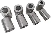 R134a Auto a/c hose pipe joint aluminum sleeve cap,aluminum crimp ferrule for Refrigerant hose 3/8'' 1/2'' 5/8'' 3/4'' pack of 80