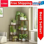 Elegant 7-Tier Corner Plant Stand – Stylish Wood Display for Indoor/Outdoor Use