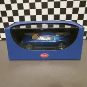 AutoArt,1/32 sc. Bugatti EB 18.3 Chiron, with/lights, pt.# 13391, Blue metallic