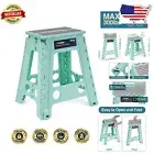 Versatile Teal Folding Step Stool – Safe for Kids, Lightweight & Easy Storage