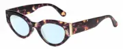 Kendall+Kylie KK5143CE ALEXANDRA Cat Eye Blue Light Glasses Violet Tortoise 49mm