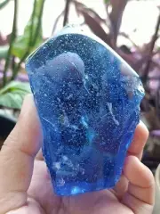 191 Grams Beautiful Tower Shape Blue Monatomic Andara Crystal B107
