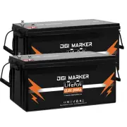12V 300Ah 220Ah 45Ah 60Ah LiFePO4 Lithium iron Battery Deep Cycle RV Camping