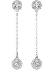 [Swarovski] Una Angelic Drop Earrings in White