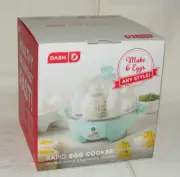 Electric Rapid Egg Cooker by Dash, 6 Egg Capacity, Brand NEW w/Accessories NIB