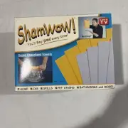 ShamWow! AS SEEN ON TV ~ 4 Large Towels 4 Mini Towels ~ Chamois NOS 2008