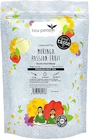 Tea People Moringa Passion Fruit, 250 g Loose Tea in Resalable Pouch